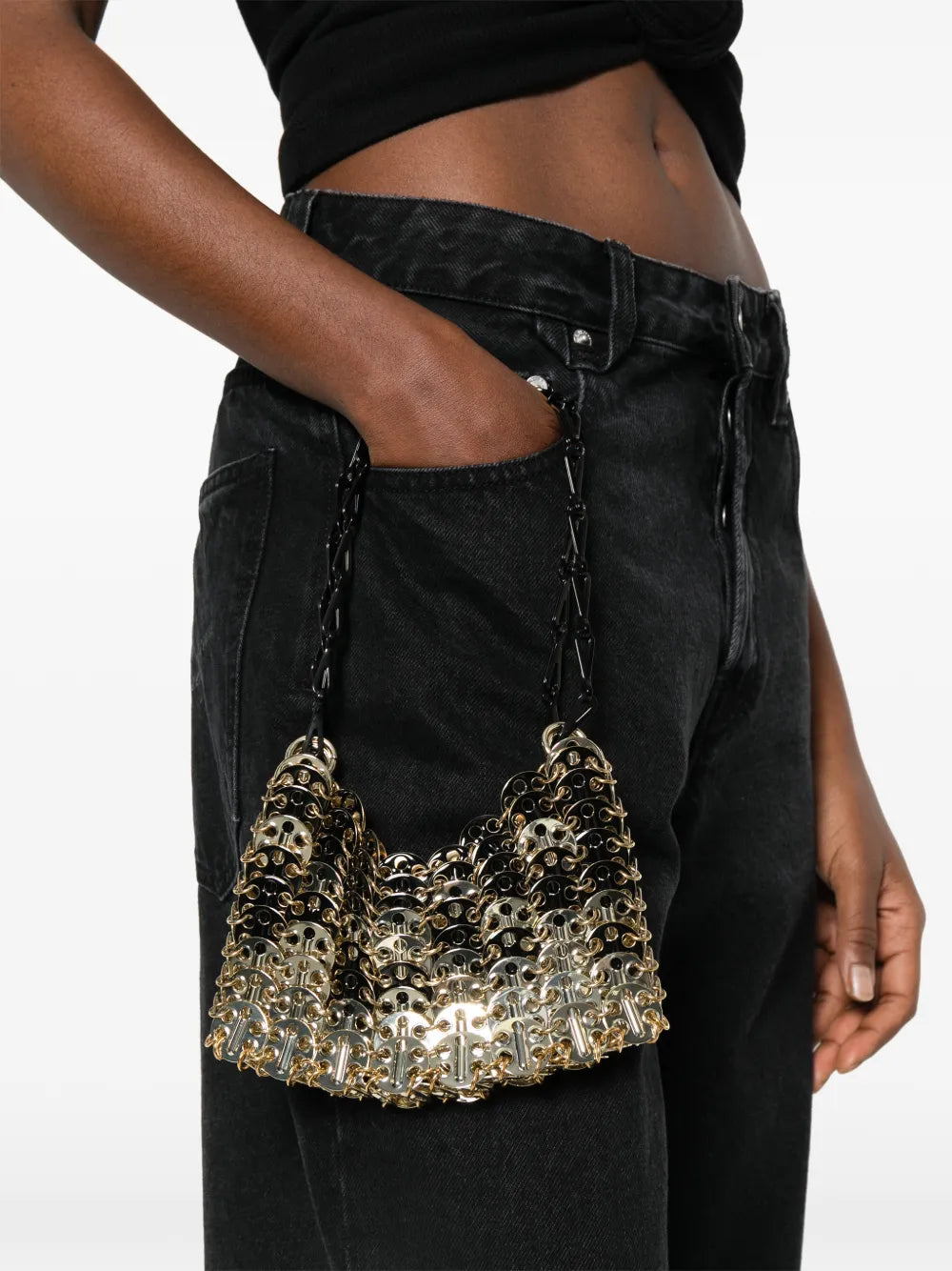 Rabanne Mini 1969 Disc Shoulder Bag — Same as shown — Size One Size — Side View