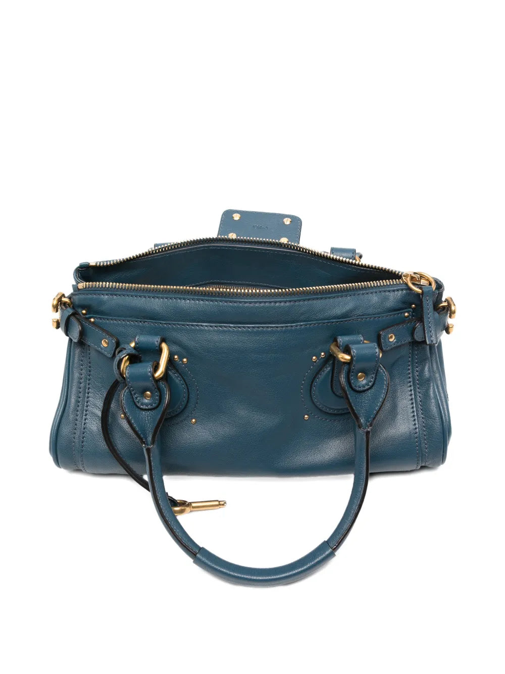 Chloe Paddington Grained Leather Shoulder Bag — Same as shown — Size One Size — Detail View