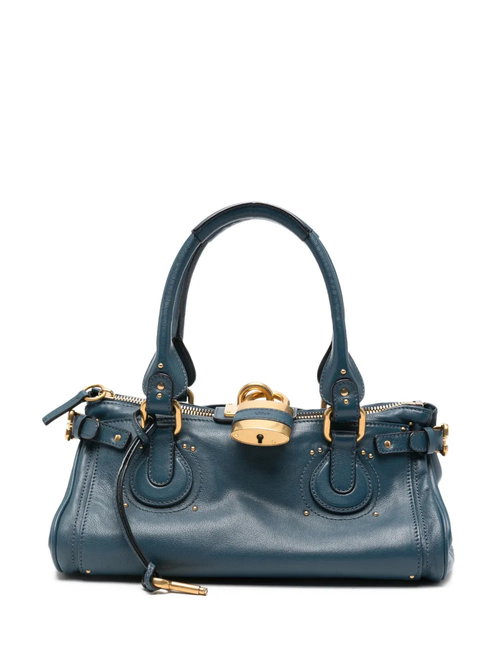 Chloe Paddington Grained Leather Shoulder Bag — Same as shown — Size One Size — Front View
