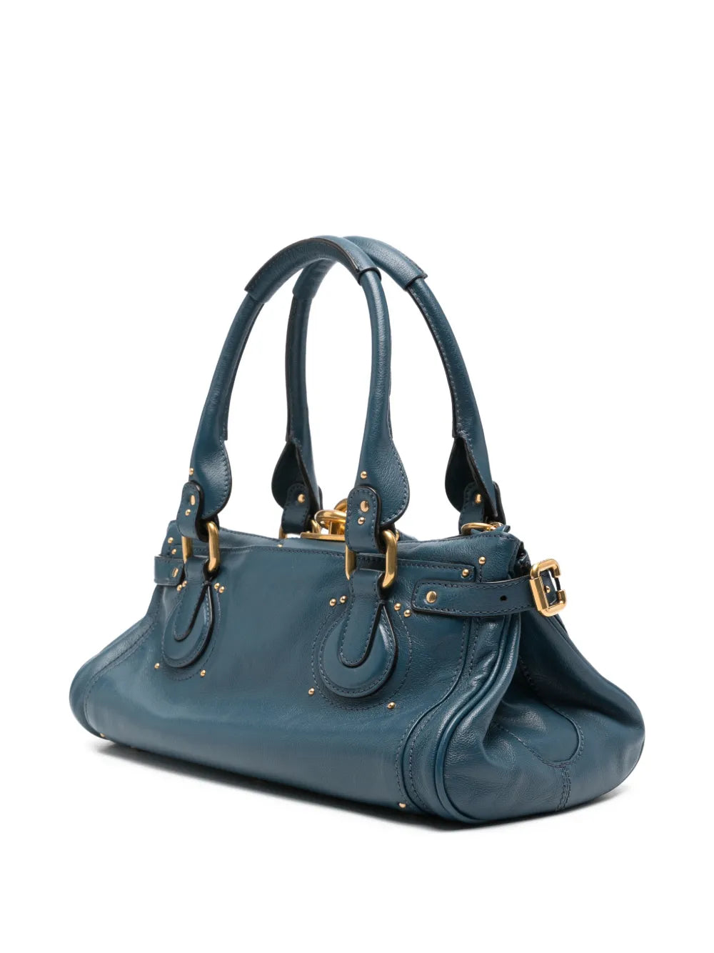 Chloe Paddington Grained Leather Shoulder Bag — Same as shown — Size One Size — Back View