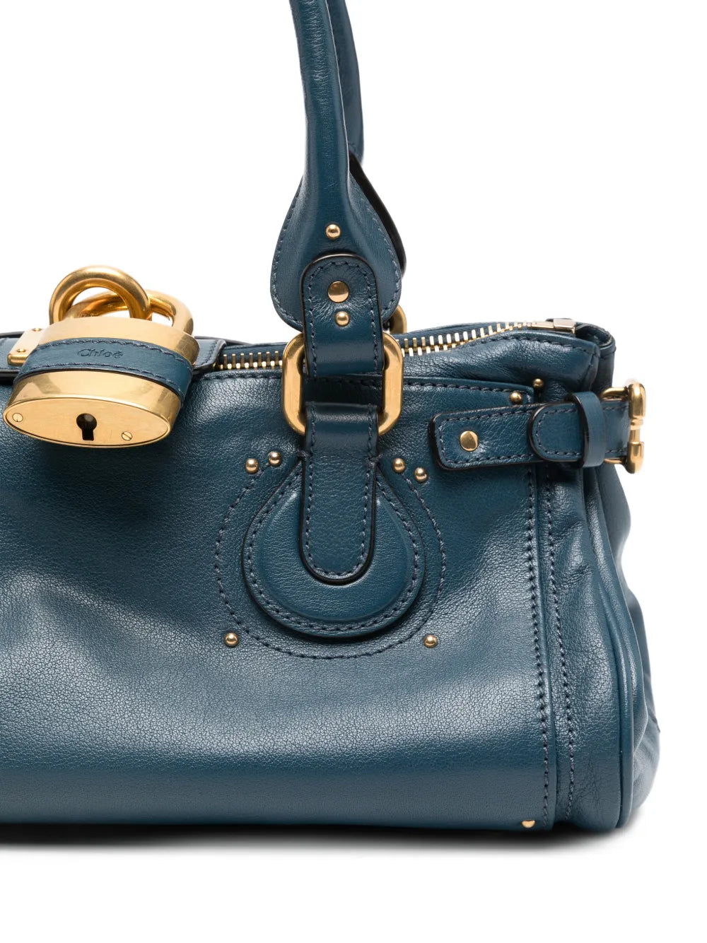 Chloe Paddington Grained Leather Shoulder Bag — Same as shown — Size One Size — Top View
