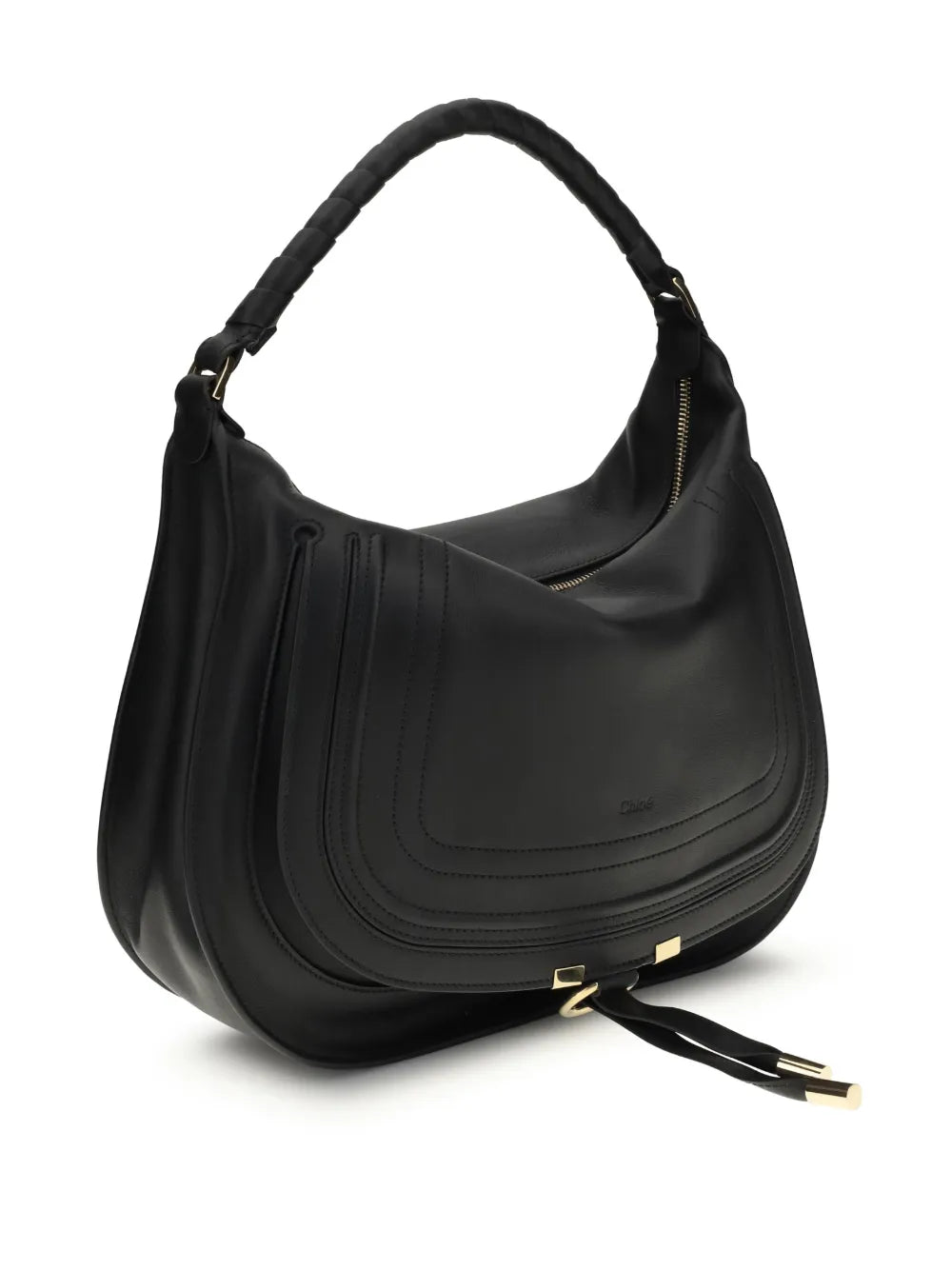 Chloe Chloe Marcie Slouch Leather Hobo Bag — Same as shown — Size One Size — Side View