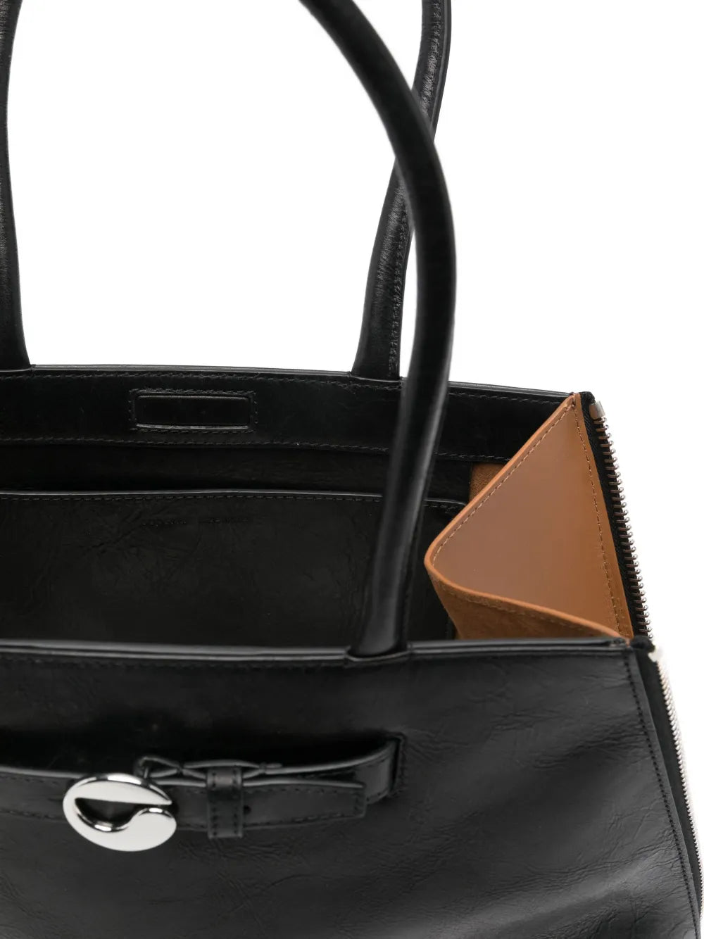 Coperni Buckle Fastening Leather Shoulder Bag — Same as shown — Size One Size — Detail View