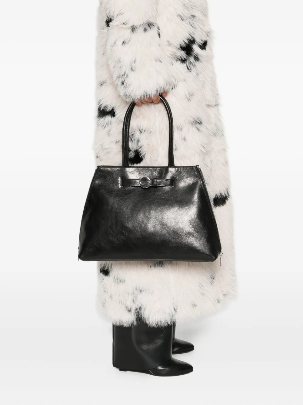 Coperni Buckle Fastening Leather Shoulder Bag — Same as shown — Size One Size — Side View
