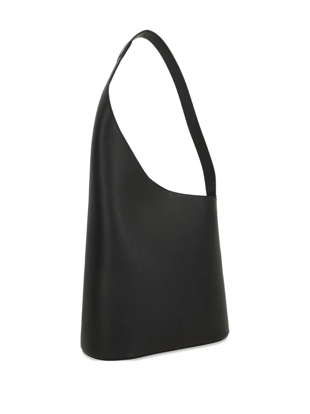 Aesther Ekme Grained Leather Shoulder Bag — Same as shown — Size One Size — Back View