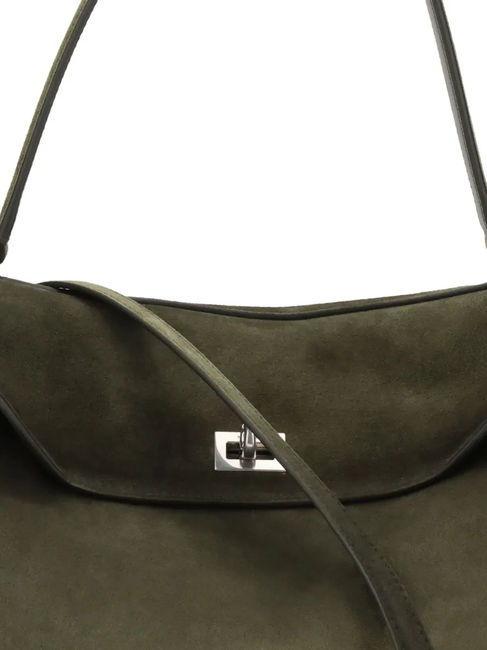 Balenciaga Medium Rodeo Top Handle Suede Shoulder Bag — Same as shown — Size One Size — Top View