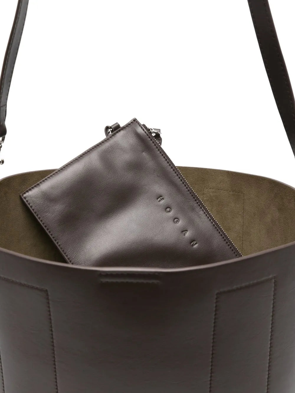 Hogan Panelled Shoulder Bag — Same as shown — Size One Size — Detail View