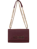 Just Cavalli Logo Lettering Cross Body Bag — Same as shown — Size One Size — Front View