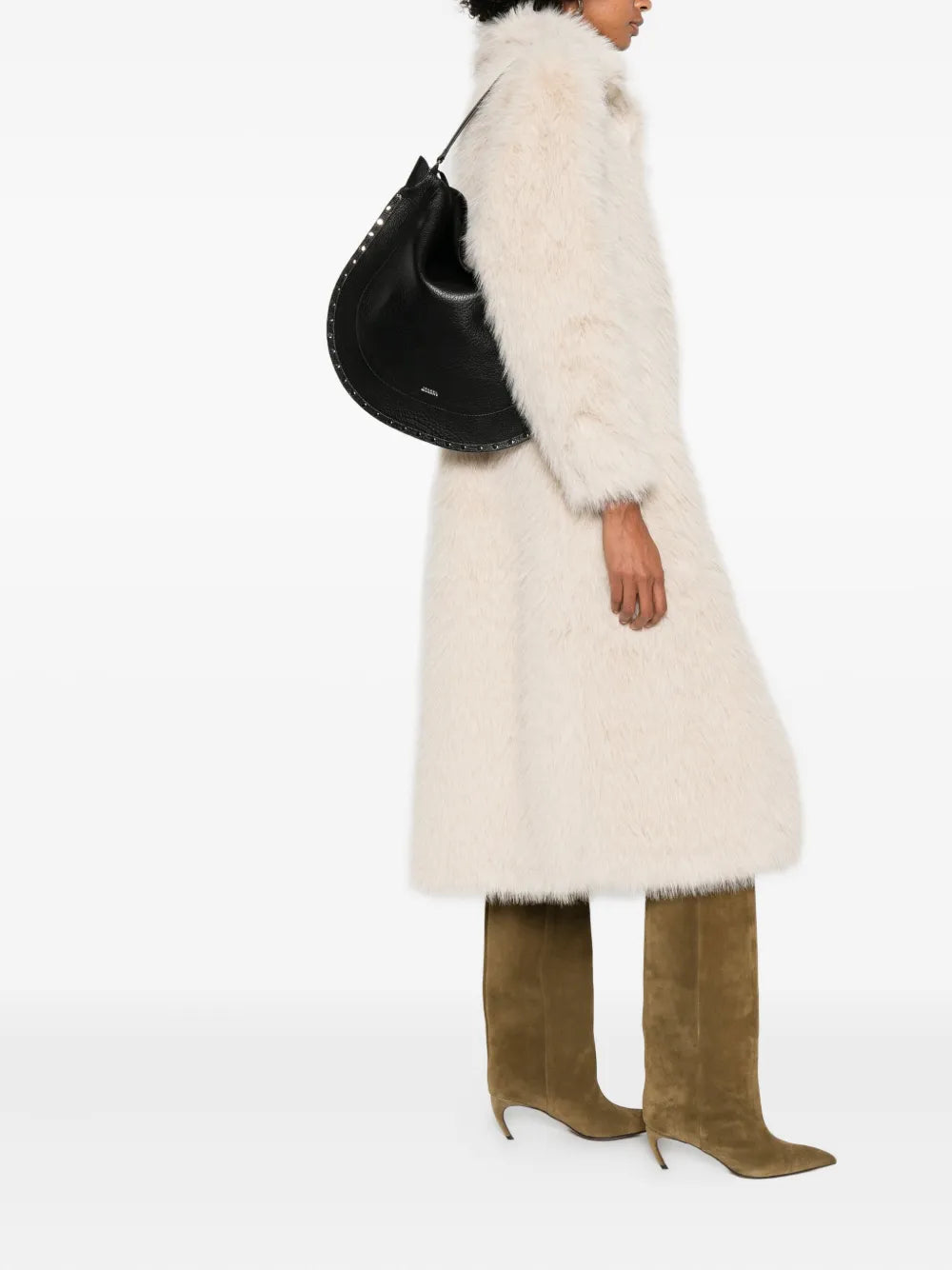 Isabel Marant Oskan Shoulder Bag — Same as shown — Size One Size — Side View