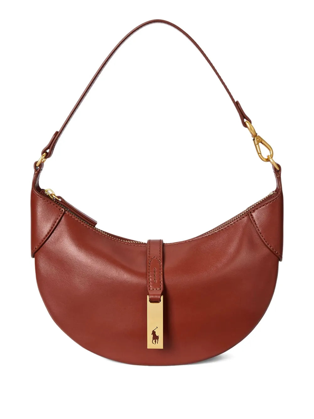 Polo Ralph Lauren Leather Shoulder Bag — Same as shown — Size One Size — Front View
