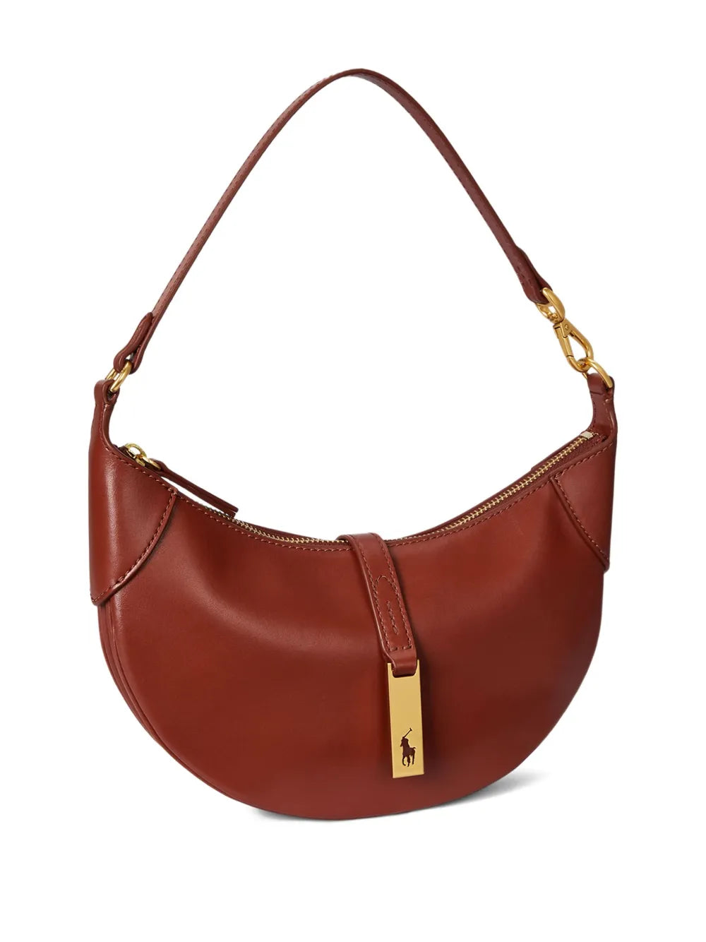 Polo Ralph Lauren Leather Shoulder Bag — Same as shown — Size One Size — Back View