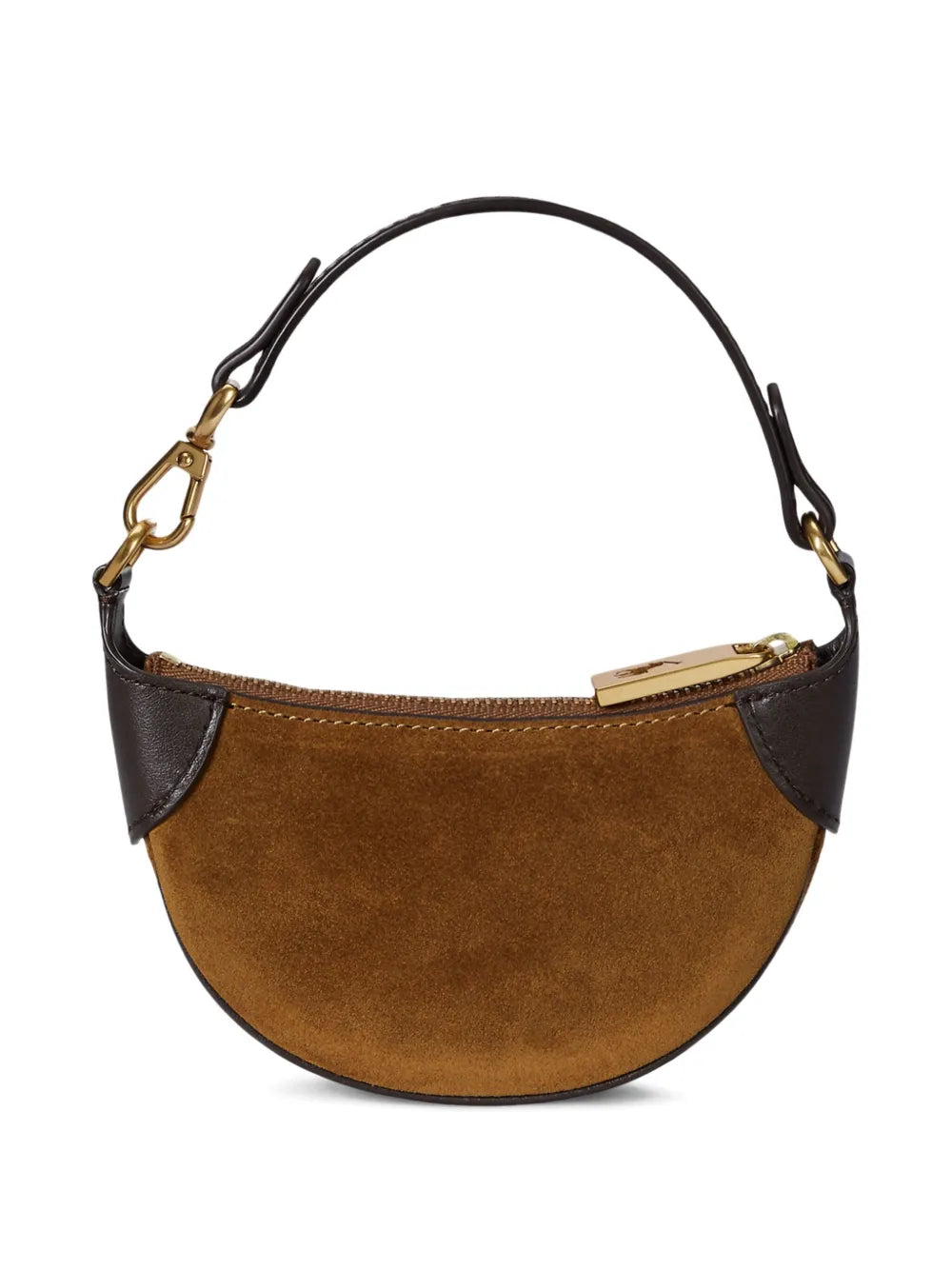 Polo Ralph Lauren Mini Id Suede Shoulder Bag — Same as shown — Size One Size — Side View