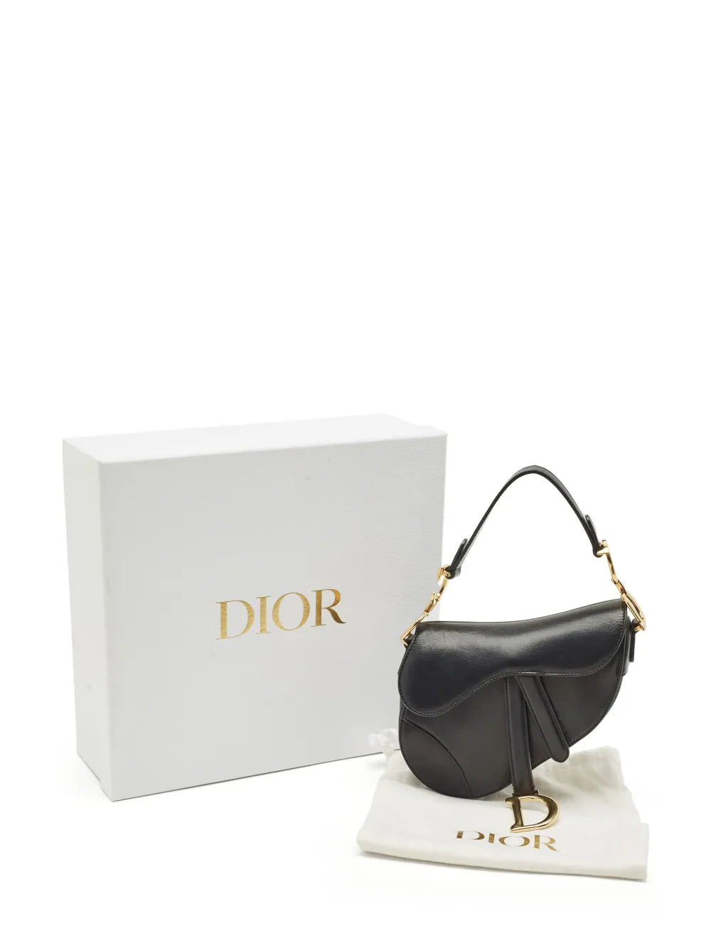 Christian Dior Pre Owned Mini Saddle Shoulder Bag — Same as shown — Size One Size — Front View
