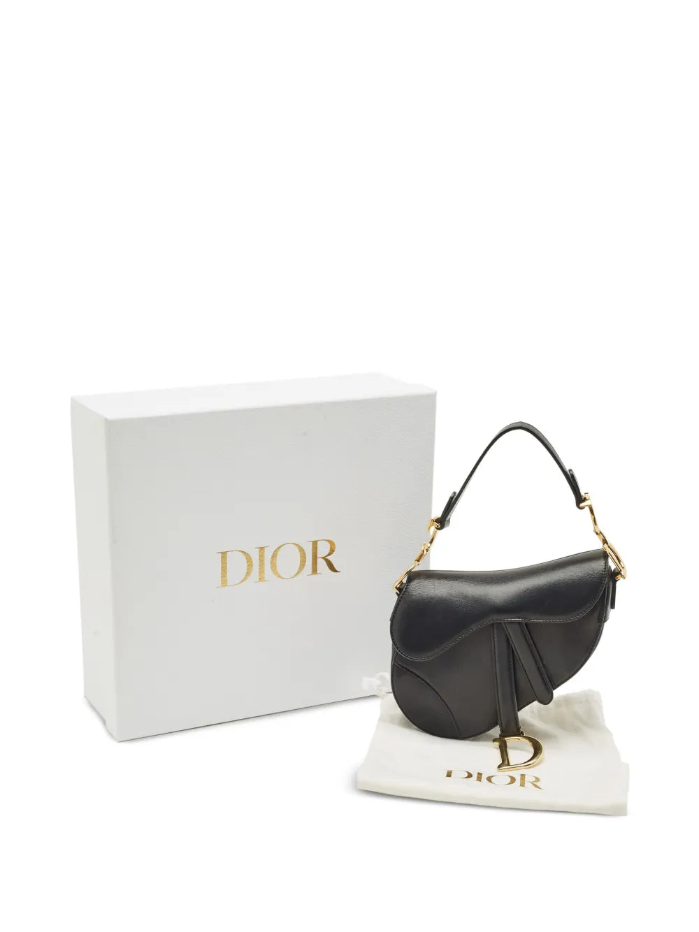 Christian Dior Pre Owned Mini Saddle Shoulder Bag — Same as shown — Size One Size — Detail View