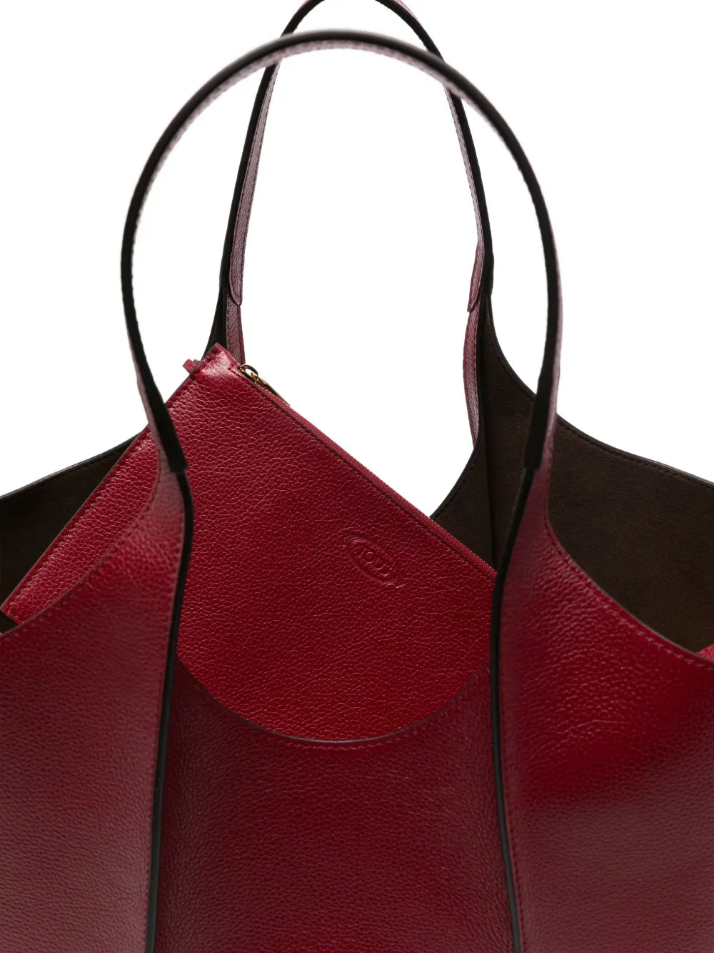 Tods T Logo Leather Shoulder Bag — Same as shown — Size One Size — Detail View