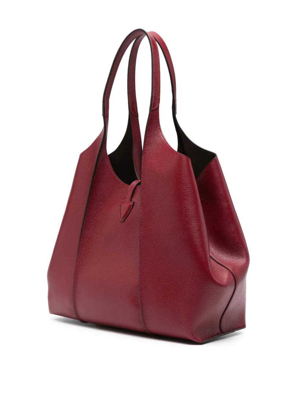 Tods T Logo Leather Shoulder Bag — Same as shown — Size One Size — Back View