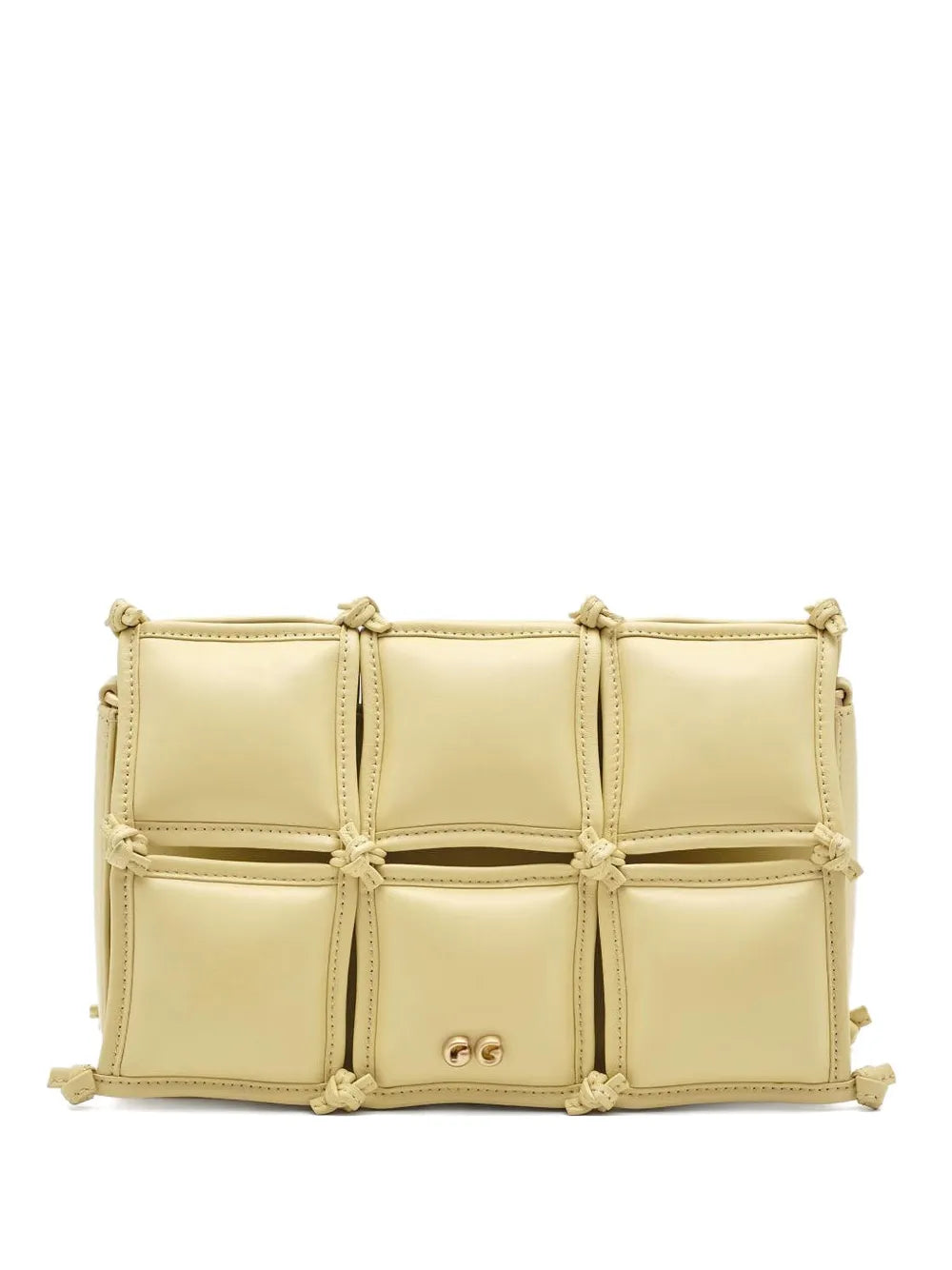 Cult Gaia Prue Knotted Padded Cross Body Bag — Same as shown — Size One Size — Front View