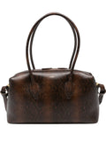 Yuzefi Brioche Leather Shoulder Bag — Same as shown — Size One Size — Front View