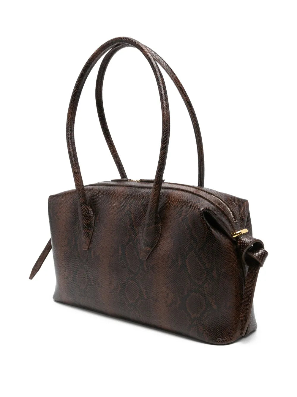 Yuzefi Brioche Leather Shoulder Bag — Same as shown — Size One Size — Back View