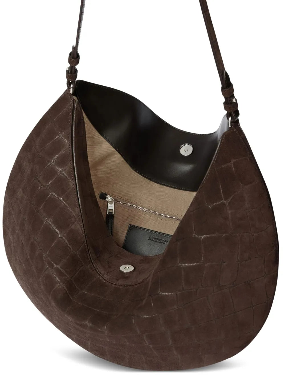 Jacquemus Le Calisso Rond Shoulder Bag — Same as shown — Size One Size — Back View
