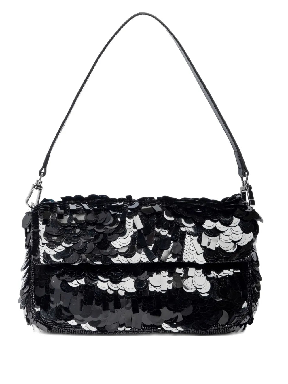 Staud Timmy Sequin Shoulder Bag — Same as shown — Size One Size — Front View