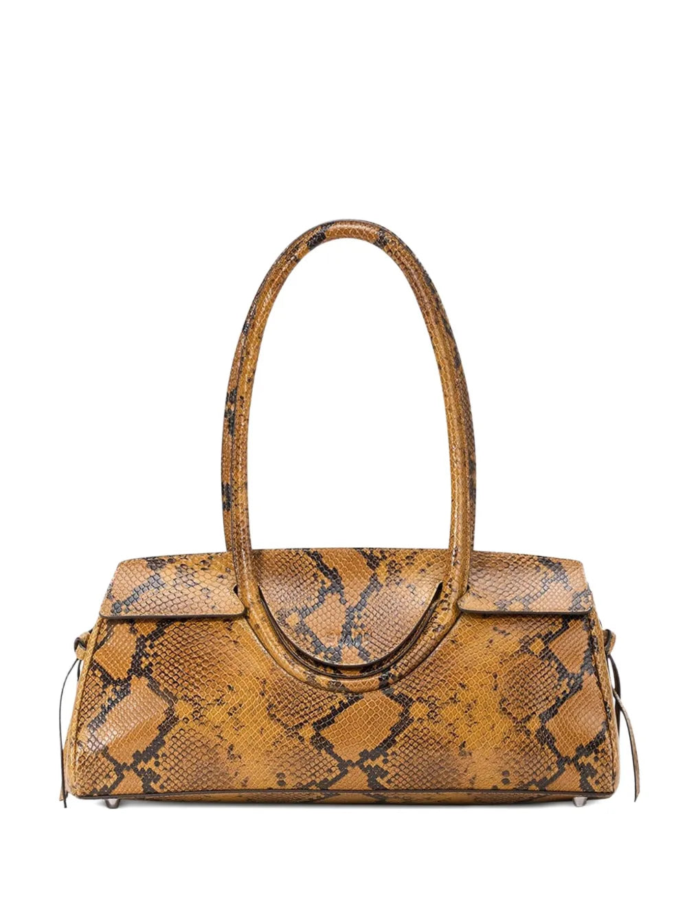 Staud Maude Snake Print Shoulder Bag — Same as shown — Size One Size — Front View