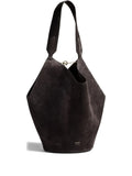 Khaite Suede Shoulder Bag — Same as shown — Size One Size — Front View