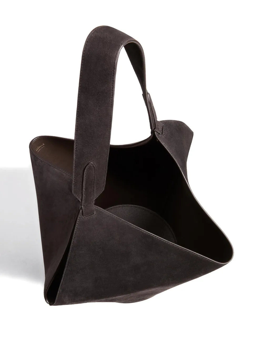 Khaite Suede Shoulder Bag — Same as shown — Size One Size — Back View