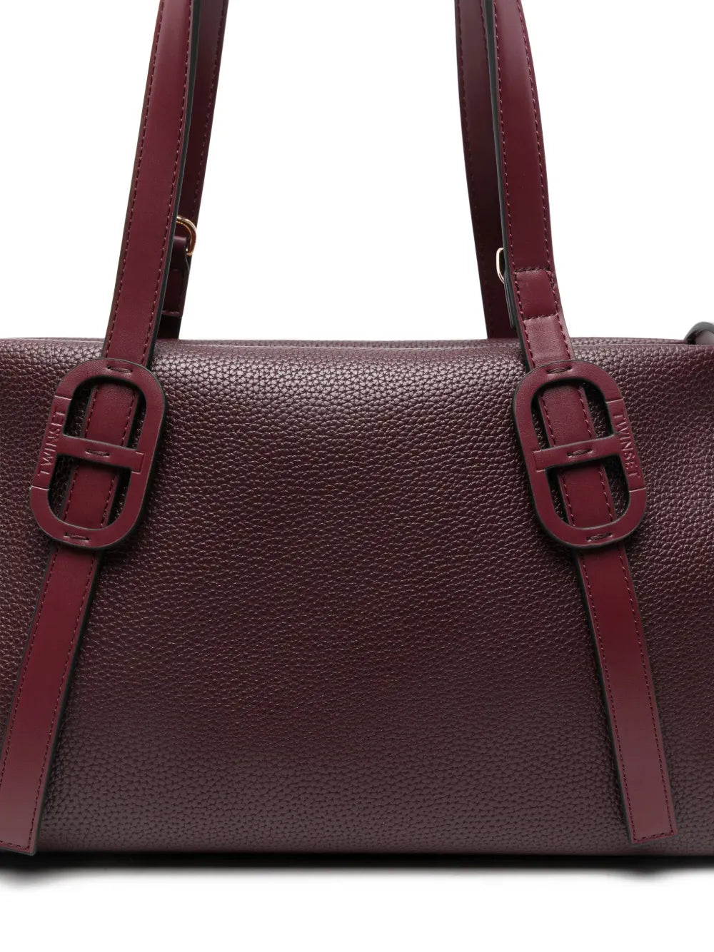 Twinset Logo Detail Shoulder Bag — Same as shown — Size One Size — Back View
