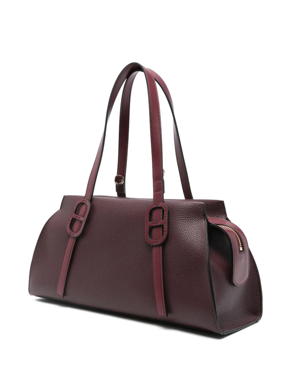 Twinset Logo Detail Shoulder Bag — Same as shown — Size One Size — Side View