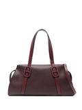 Twinset Logo Detail Shoulder Bag — Same as shown — Size One Size — Front View