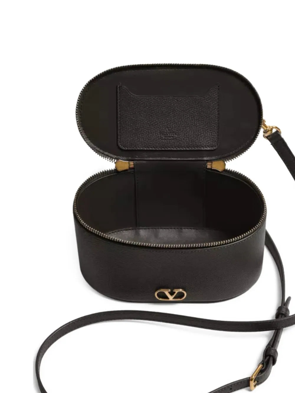 Valentino Garavani Grainy Leather Signature Vanity Mini Bag — Same as shown — Size One Size — Back View
