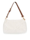 Dries Van Noten Fringed Leather Shoulder Bag — Same as shown — Size One Size — Front View