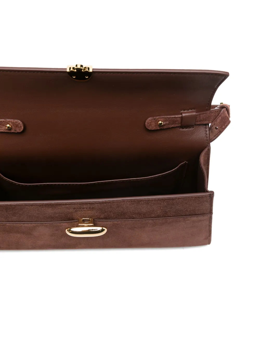 Savette Suede Clasp Shoulder Bag — Same as shown — Size One Size — Detail View