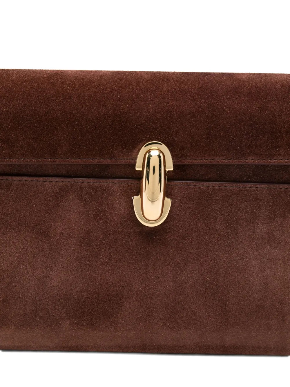 Savette Suede Clasp Shoulder Bag — Same as shown — Size One Size — Top View