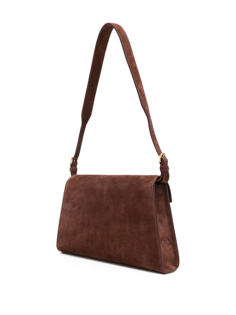 Savette Suede Clasp Shoulder Bag — Same as shown — Size One Size — Back View