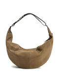 Lemaire Suede Leather Zip Shoulder Bag — Same as shown — Size One Size — Front View