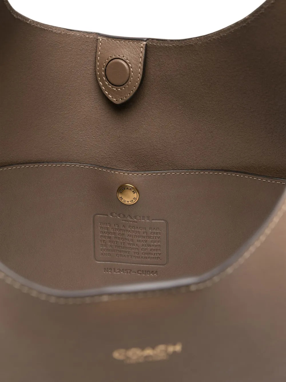 Coach 39 Brooklyn Leather Shoulder Bag — Same as shown — Size One Size — Detail View