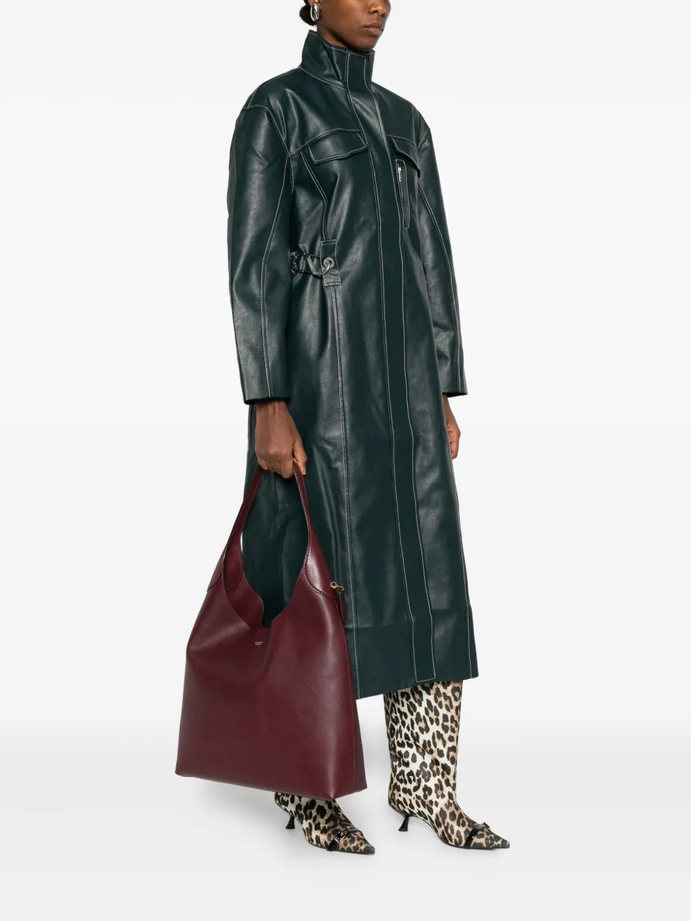 Coach 39 Brooklyn Leather Shoulder Bag — Same as shown — Size One Size — Side View