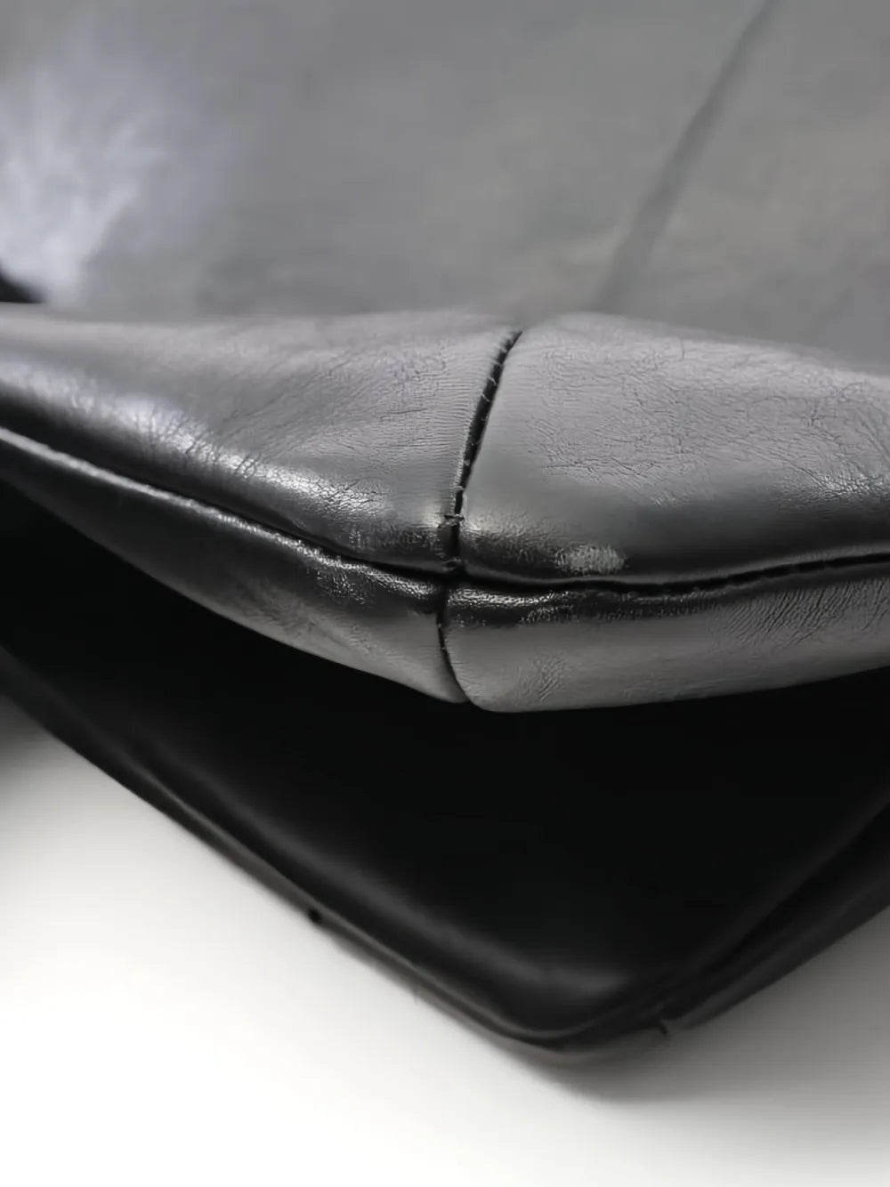Chanel Pre Owned 2003 2004 255 Chocolate Bar Flap Closure Shoulder Bag — Same as shown — Size One Size — Back View