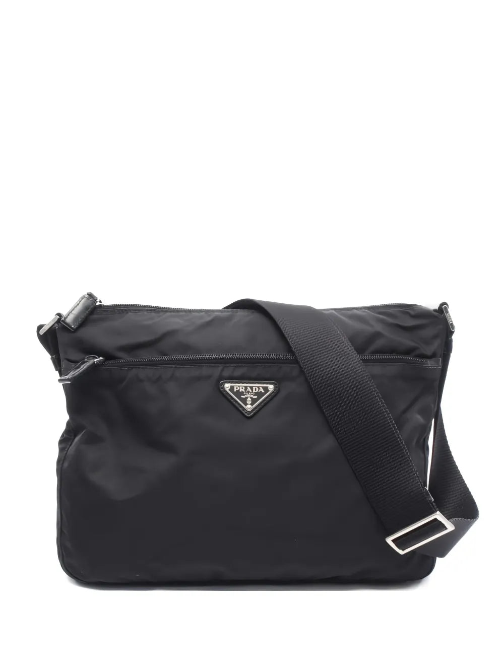 Prada Pre Owned Nylon Shoulder Bag — Same as shown — Size One Size — Front View