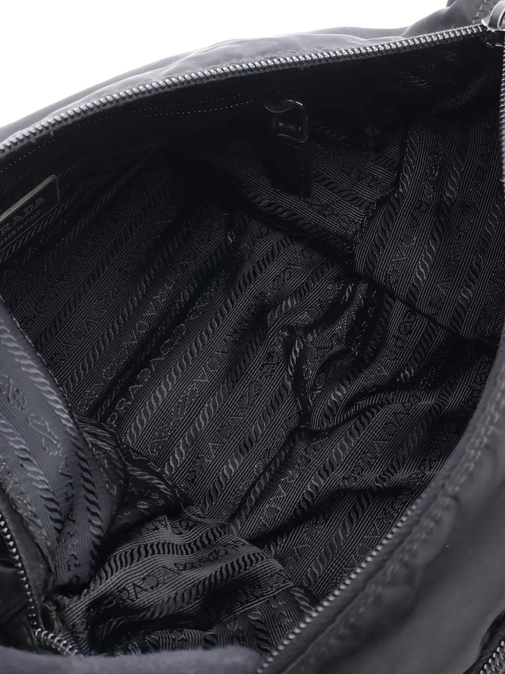 Prada Pre Owned Nylon Shoulder Bag — Same as shown — Size One Size — Back View