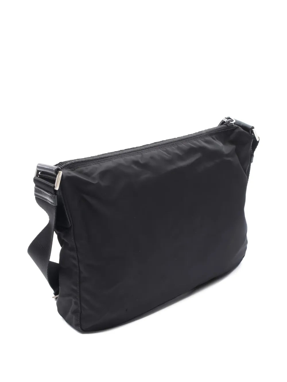 Prada Pre Owned Nylon Shoulder Bag — Same as shown — Size One Size — Side View