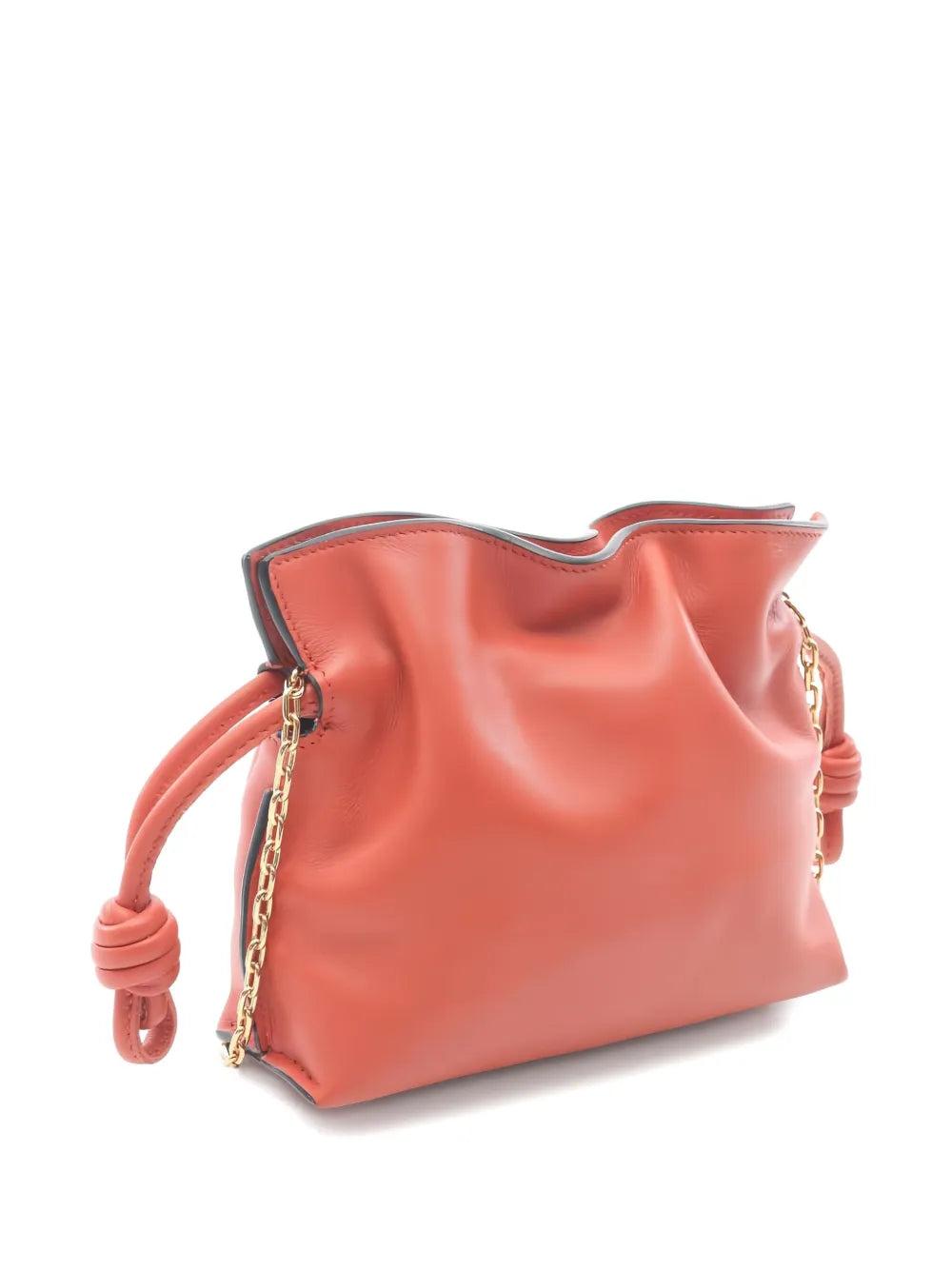 Loewe Pre Owned Flamenco Knot Detail Chain Shoulder Bag — Same as shown — Size One Size — Side View