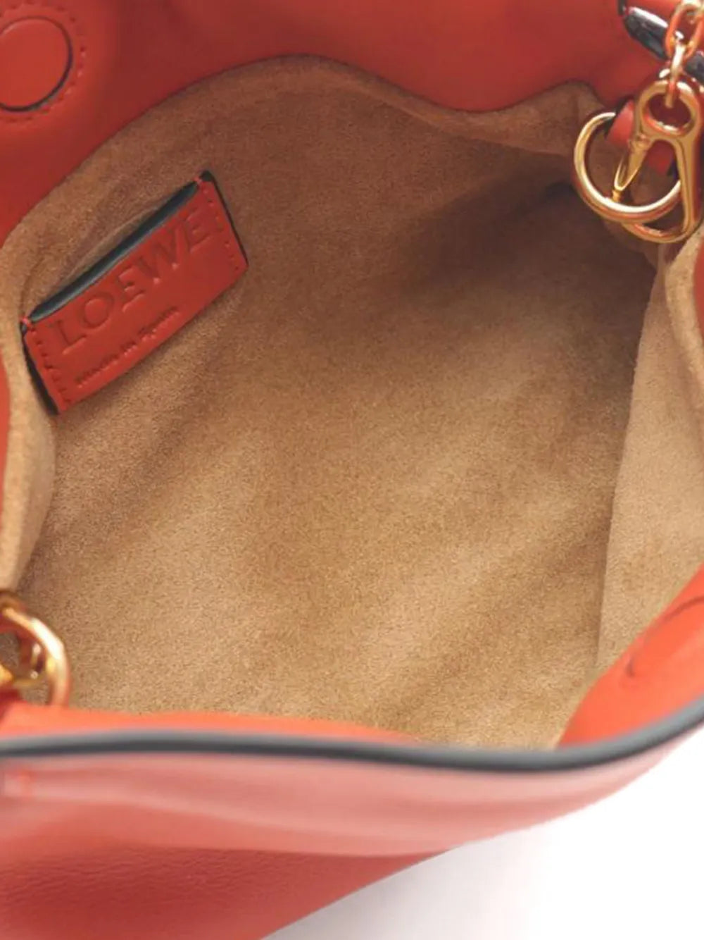 Loewe Pre Owned Flamenco Knot Detail Chain Shoulder Bag — Same as shown — Size One Size — Back View