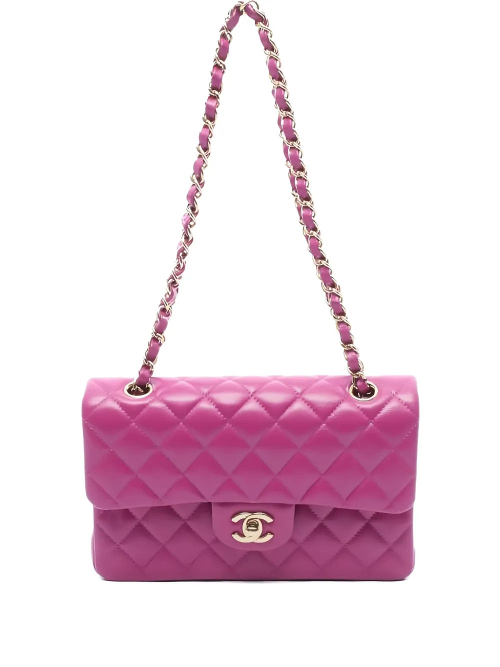 Chanel Pre Owned Double Flap Shoulder Bag — Same as shown — Size One Size — Front View