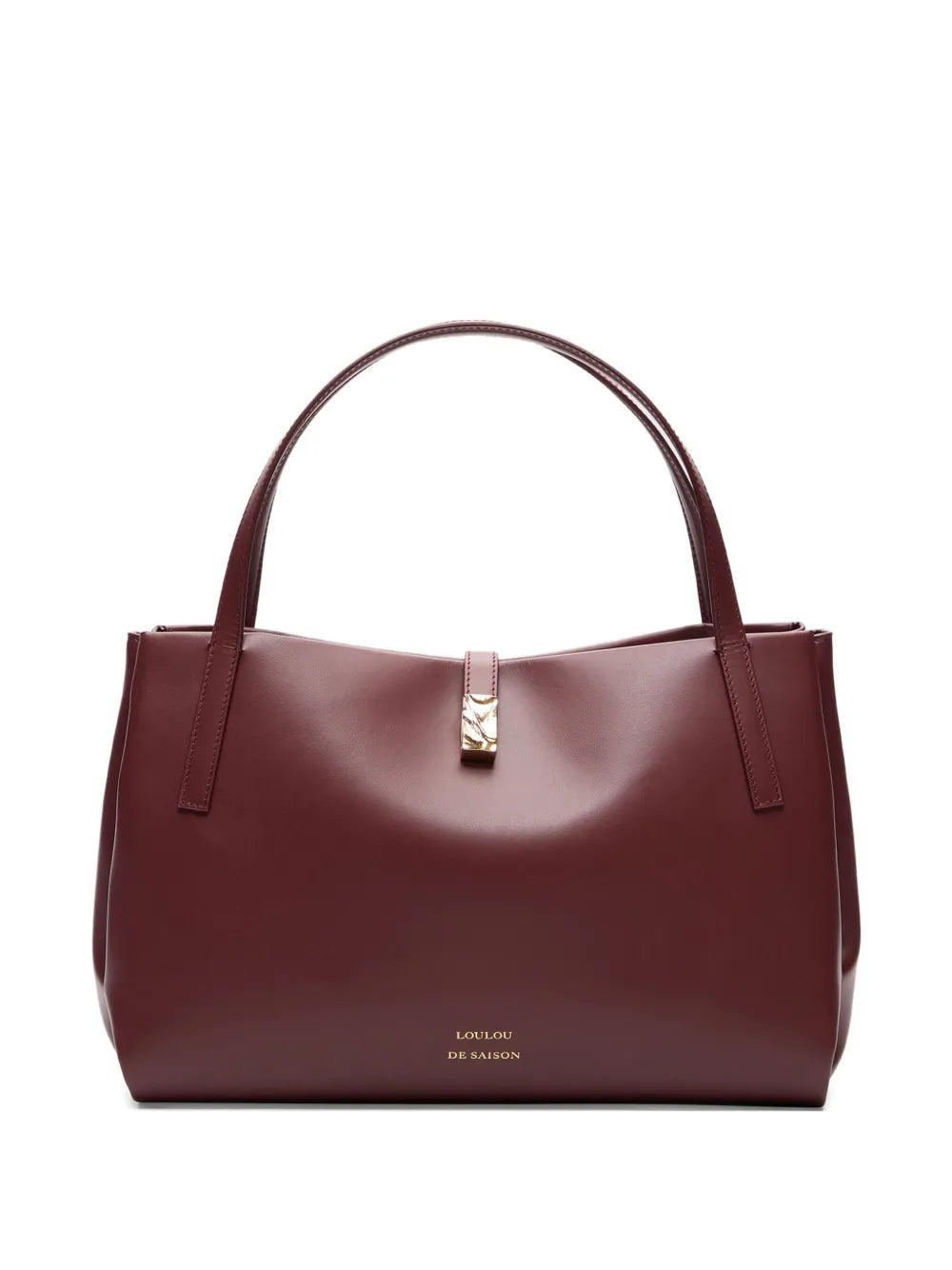 Loulou Logo Print Leather Shoulder Bag — Same as shown — Size One Size — Front View