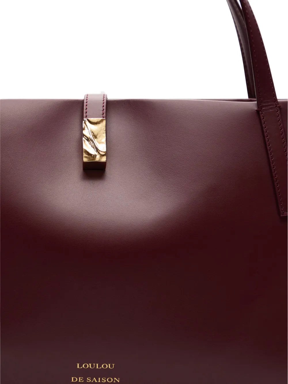 Loulou Logo Print Leather Shoulder Bag — Same as shown — Size One Size — Back View