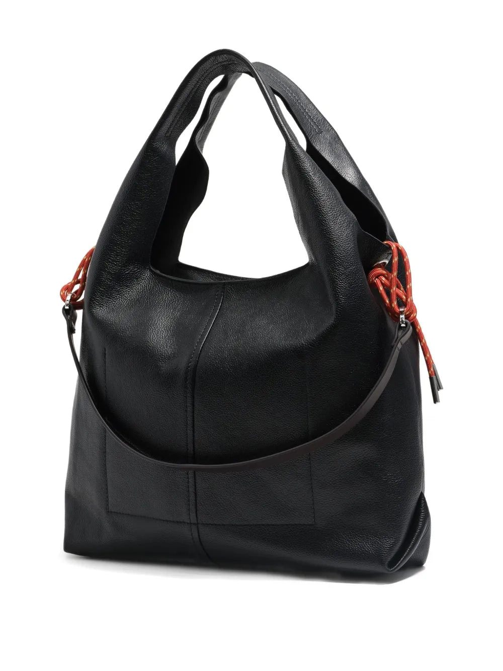 Bimba Y Lola Large Paper Leather Drawstring Shoulder Bag — Same as shown — Size One Size — Top View