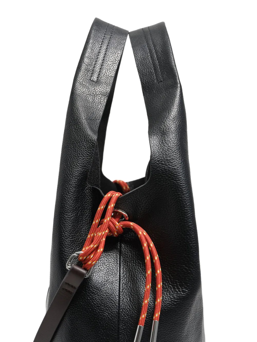 Bimba Y Lola Large Paper Leather Drawstring Shoulder Bag — Same as shown — Size One Size — Back View